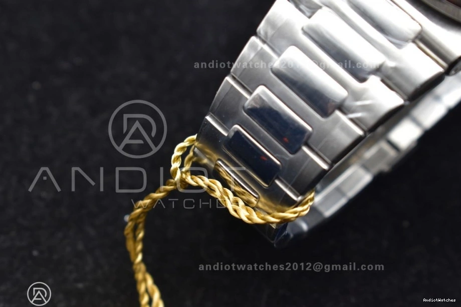 5980 Cozy Wht SS SS Stk A7750 Chrono Mod Date Nautilus PPF 435 1117